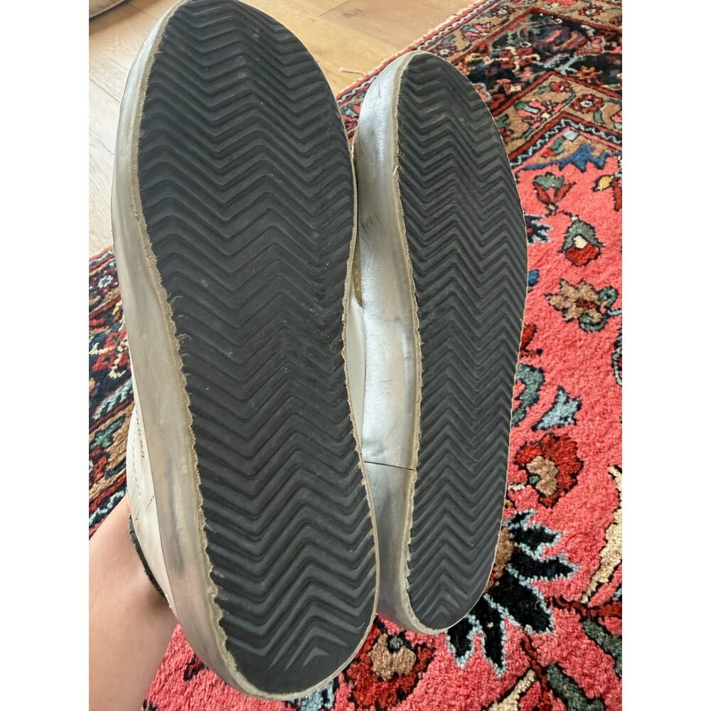 Golden Goose Superstar Athletic Skateboard 38 Womens 7.5 Blue gray sneakers - Picture 5 of 9